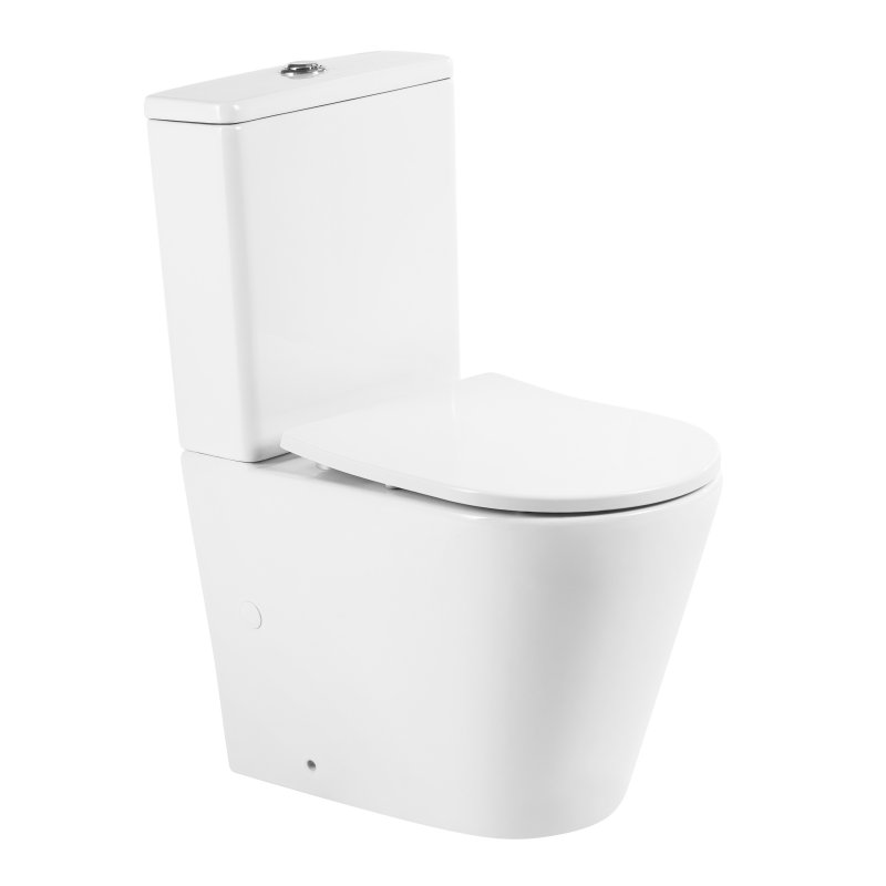 Унитаз-компакт BelBagno Flay-R BB2149CPR/BB2149T безободковый