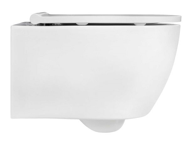 Подвесной унитаз SET Aquatek Поларис-033 4в1, кнопка оружейная сталь матовый Подвесной унитаз SET Aquatek Поларис-033 4в1, кнопка оружейная сталь матовый