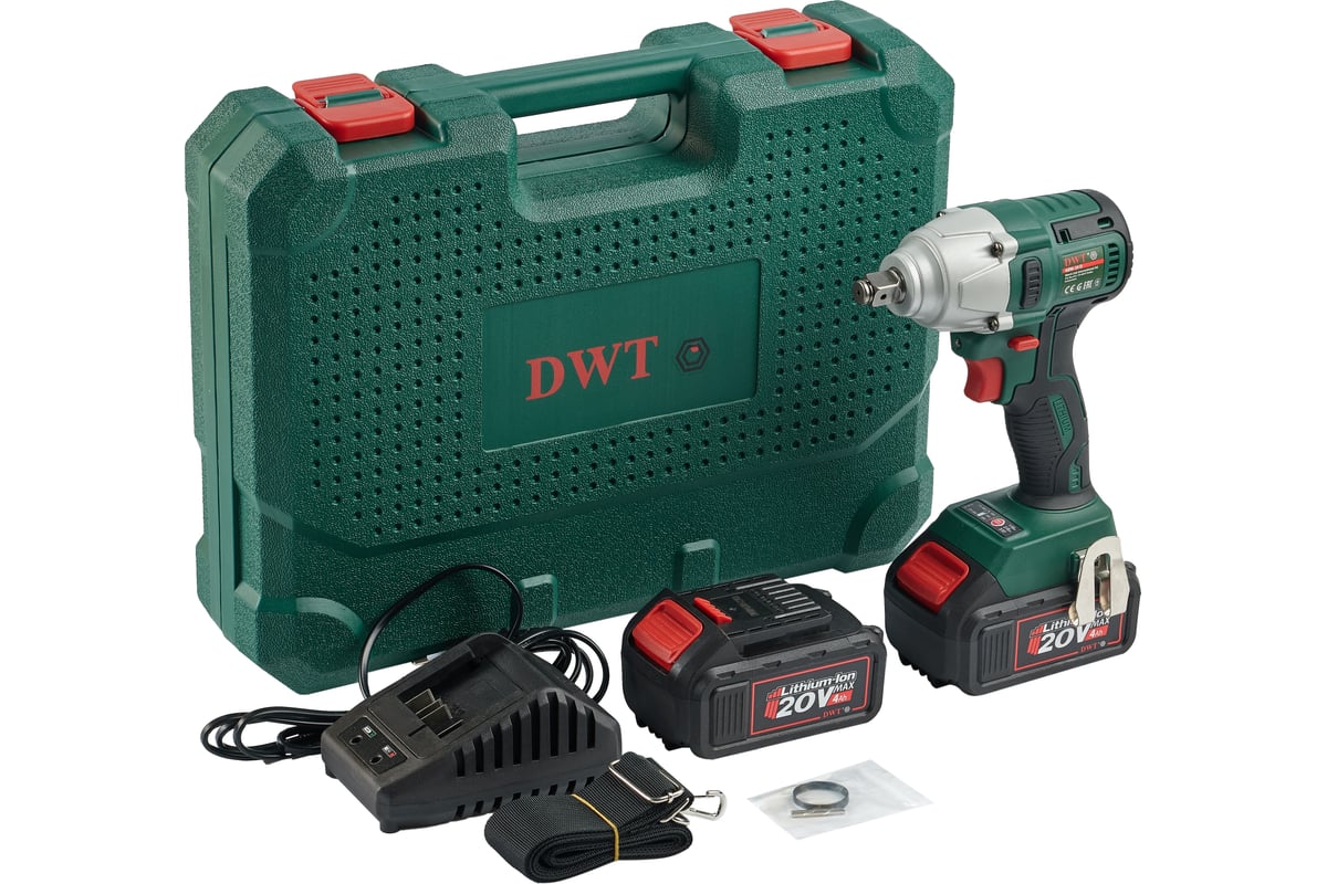 Ударный аккумуляторный гайковерт DWT abw 20 d-2h bmc 5.2.57