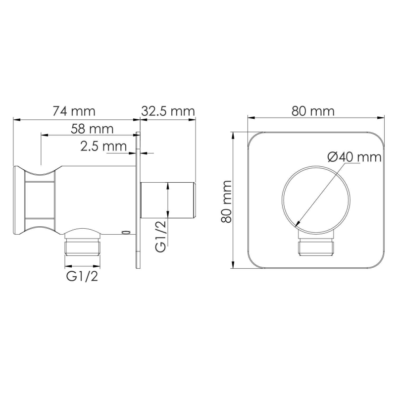 Смеситель WasserKRAFT Ems A7651.280.238.216 с гигиеническим душем, глянцевое золото