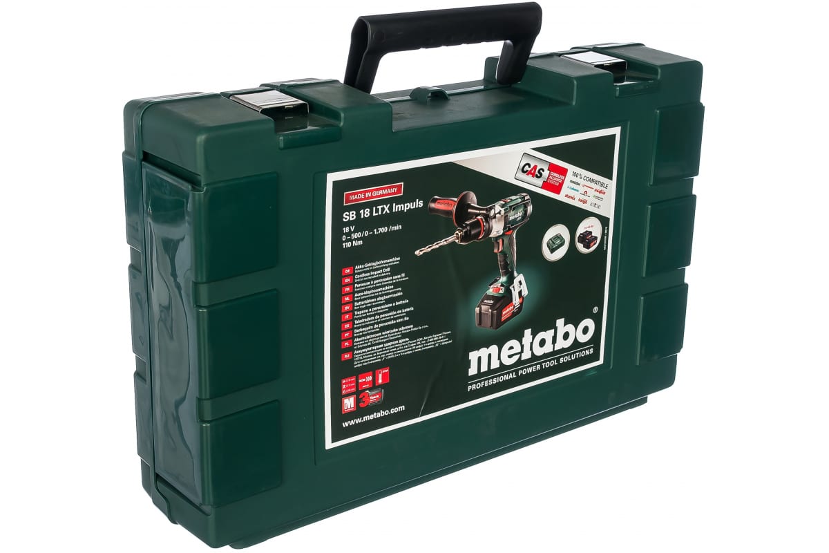 Аккумуляторная ударная дрель Metabo SB 18 LTX Impuls 602192500