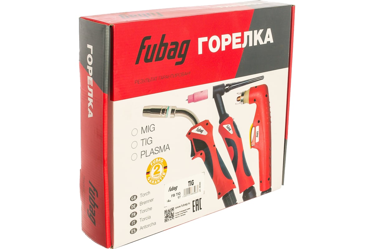 Горелка FB TIG 17 (4 м) Fubag 68 306