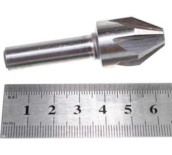 Зенковка коническая (20x28x64 мм, 60 град, хв 10 мм, Р6М5, тип 5) Гост 14953-80 ИНСТУЛС 00001418498
