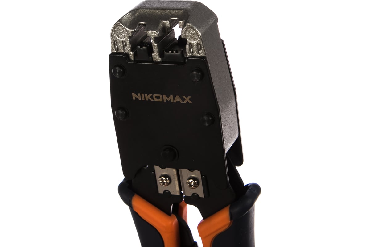 Обжимной профессиональный инструмент RJ45/8P8C, RJ12/6P6C, RJ11/6P4C Nikomax NMC-500R