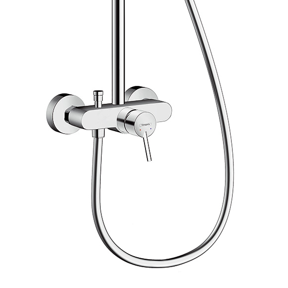 Душевая стойка Hansgrohe Croma Select E 180 27258400 хром/белый