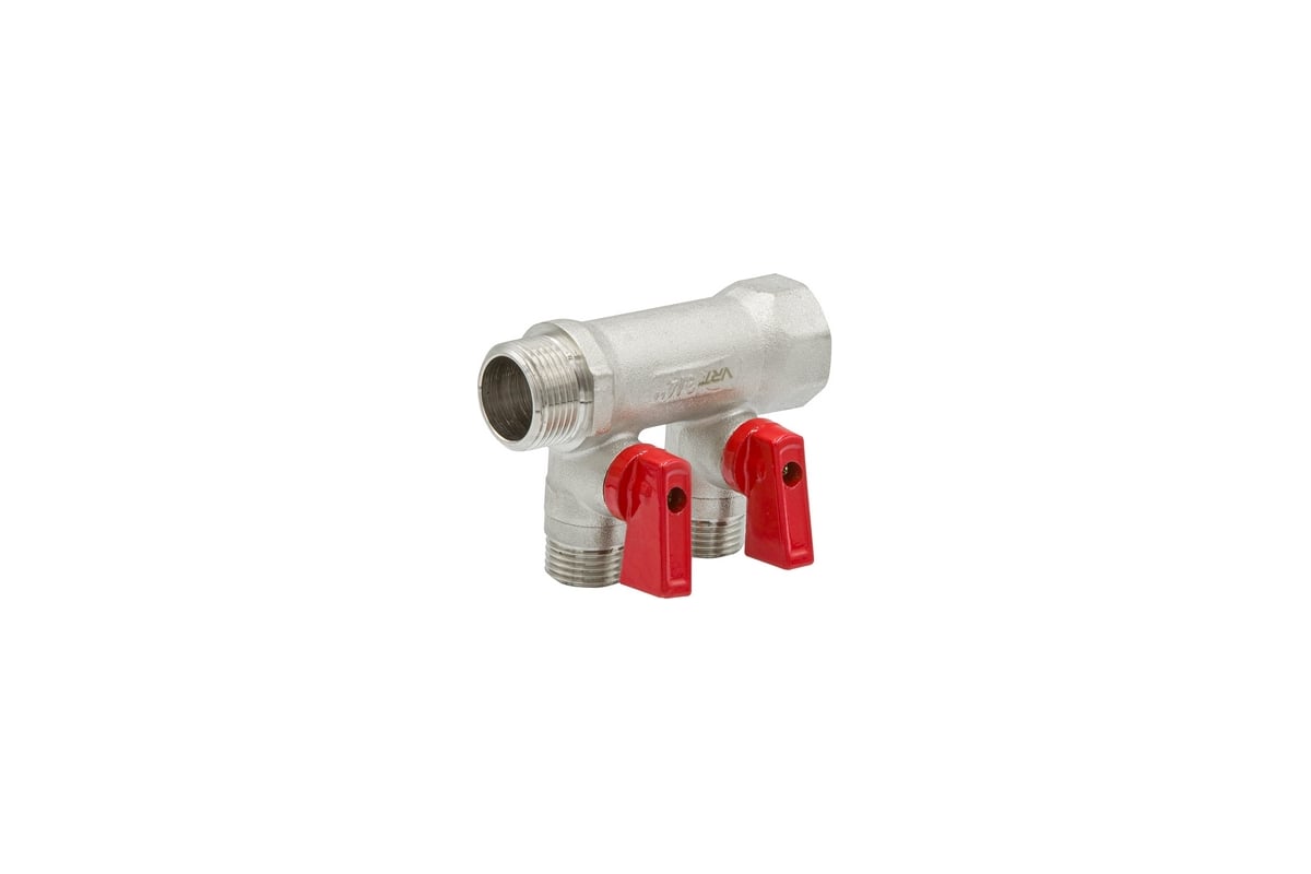 Коллектор VRT 3/4"x1/2", с отсечными кранами, 2 выхода 531861
