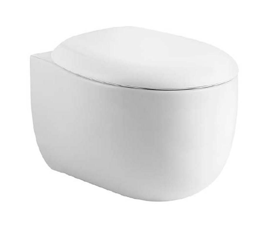 Подвесной унитаз SET Aquatek Альтаир cm-016 4в1 с микролифтом, кнопка хром