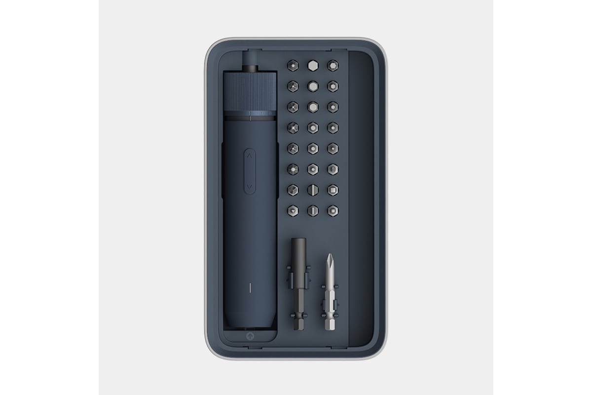 Аккумуляторная отвёртка Hoto с набором из 25 бит 3.6v cordless screwdriver, чёрный HTE0028IE