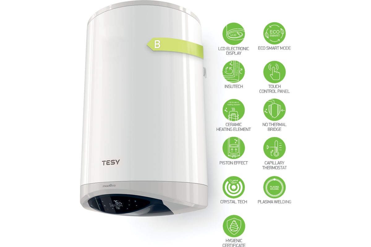 Электрический накопительный водонагреватель TESY GCV 1004724D C22 ECW 305084
