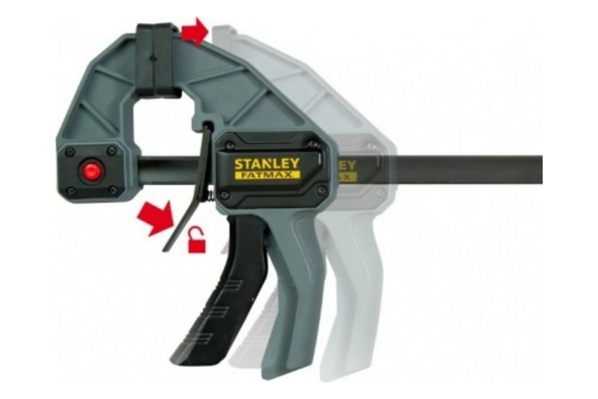 Триггерная струбцина Stanley FATMAX L 300 мм FMHT0-83235