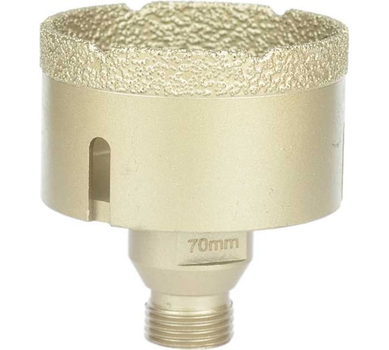 Коронка алмазная, вакуумное спекание (70х40 мм; 1/2"; М14) TECH-NICK TUK 136.600.7028
