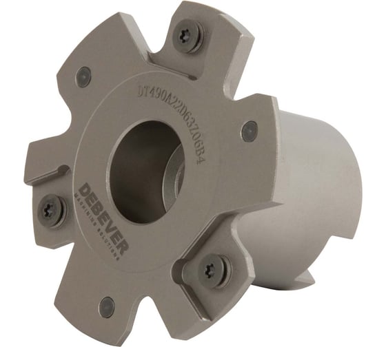 Фреза торцевая Standard D=63 мм, dпос=22 мм, 90°, 6 кромок Debever Machining Solutions DB-S-DT490A22D63Z06B4