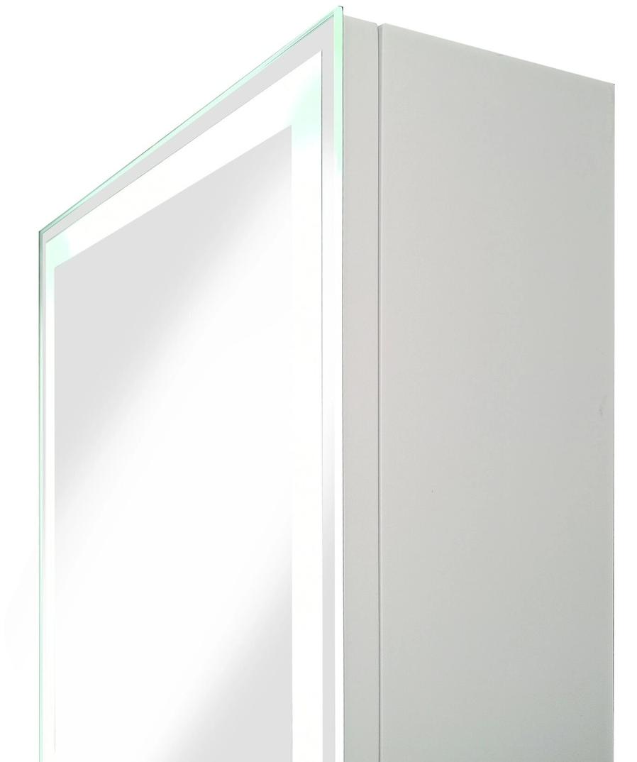 Зеркальный шкаф Континент Allure LED 35x65 с подсветкой, левый МВК055