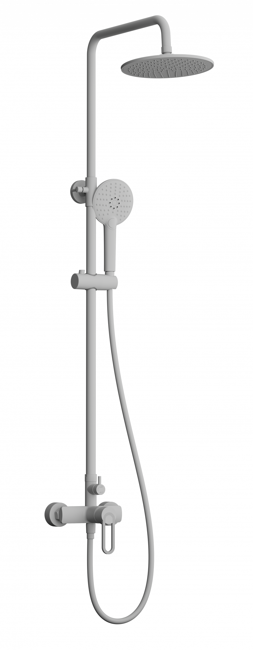 Душевая стойка Wonzon&Woghand WW-B2166-A-MW белый матовый