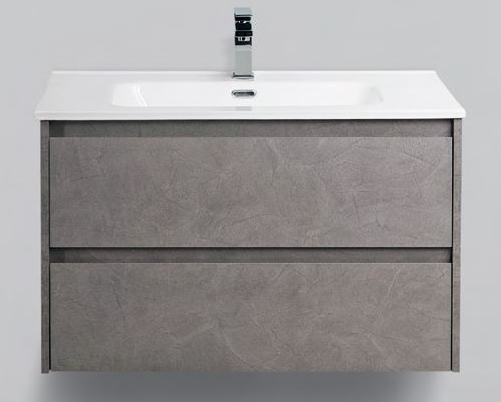 Тумба с раковиной BelBagno Kraft 80 см Pietra Grigio