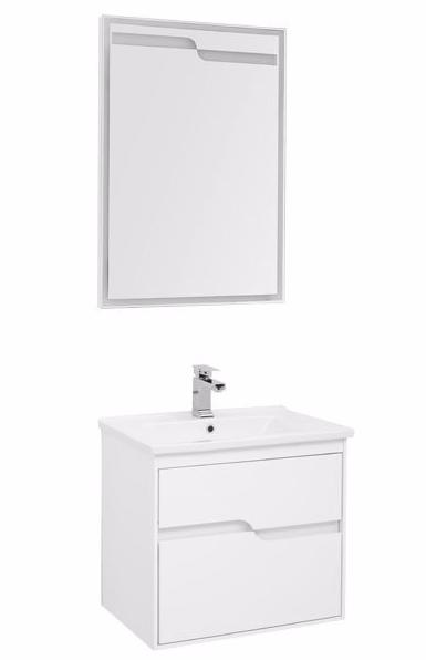 Мебель для ванной Aquanet Модена 65 см белый