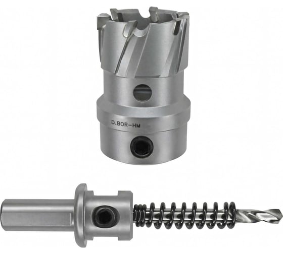 Коронка по металлу HM (40х28 мм; хвостовик 13 мм; комплект) D.BOR HS-HM-28-040-T
