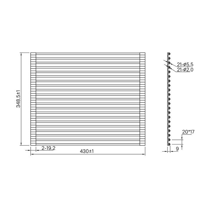 Ролл-мат Iddis Kitchen Line ROL35SRi59 43x35 см