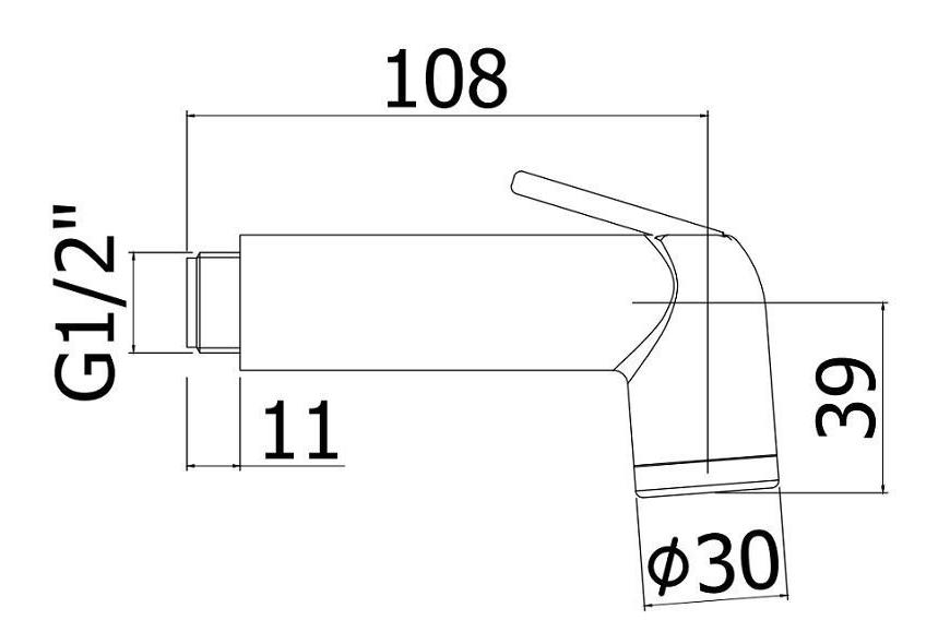 Гигиенический душ Paffoni Minorca ZDUP099CR