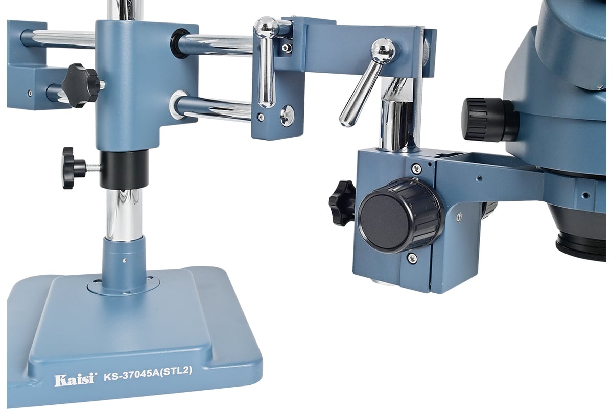 Микроскоп Kaisi 37045A-STL2 7x45X тринокулярный штатив + подсветка М7748336