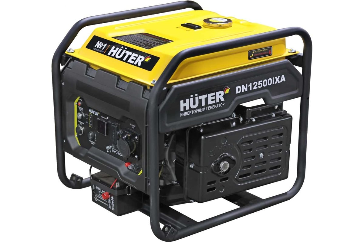 Инверторный генератор Huter DN12500iXA -электростартер 64/10/13