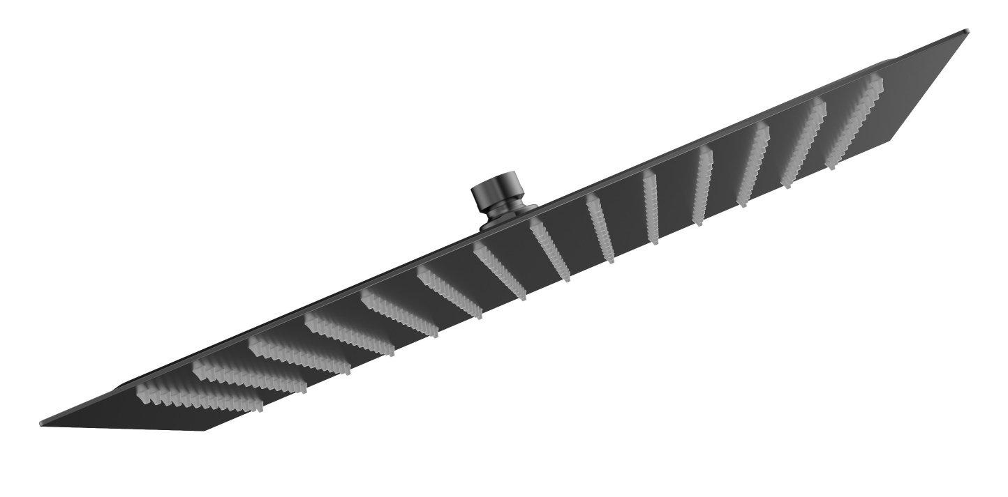 Верхний душ AQUAme Savona AQM8608MB черный матовый