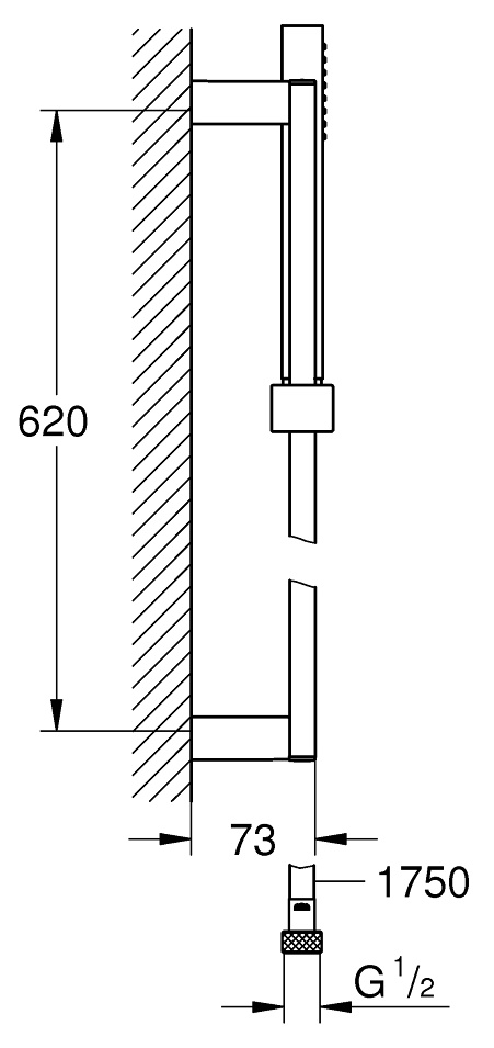 Душевой гарнитур Grohe Euphoria Cube 27936000