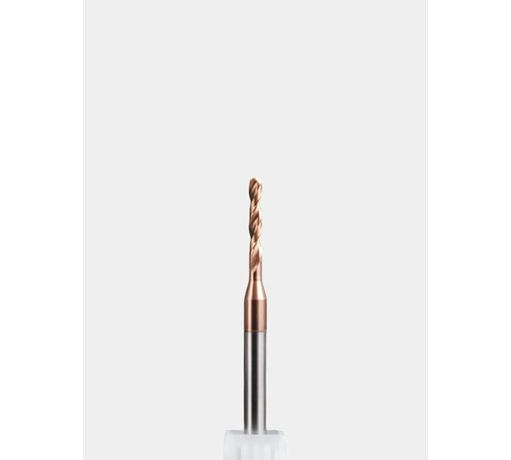 Сверло твердосплавное ц/х РОСИНСТРУМЕНТ 2.3x4х16x62 3D без подачи СОЖ TiSiN 323041662