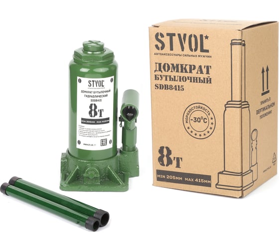 Бутылочный домкрат STVOL 8т SDB8415