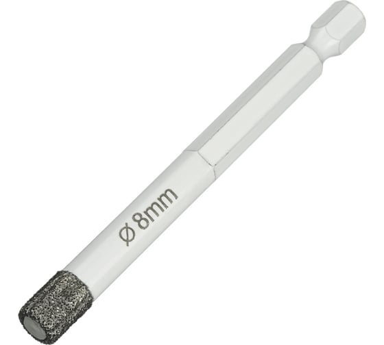 Коронка алмазная по керамике и керамограниту 8 мм Diamond Industrial DIDKVP08S10