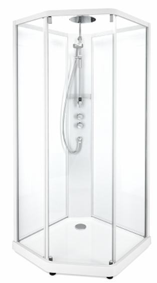 Душевая панель IDO Showerama 10-5 Comfort с термостатом, белая