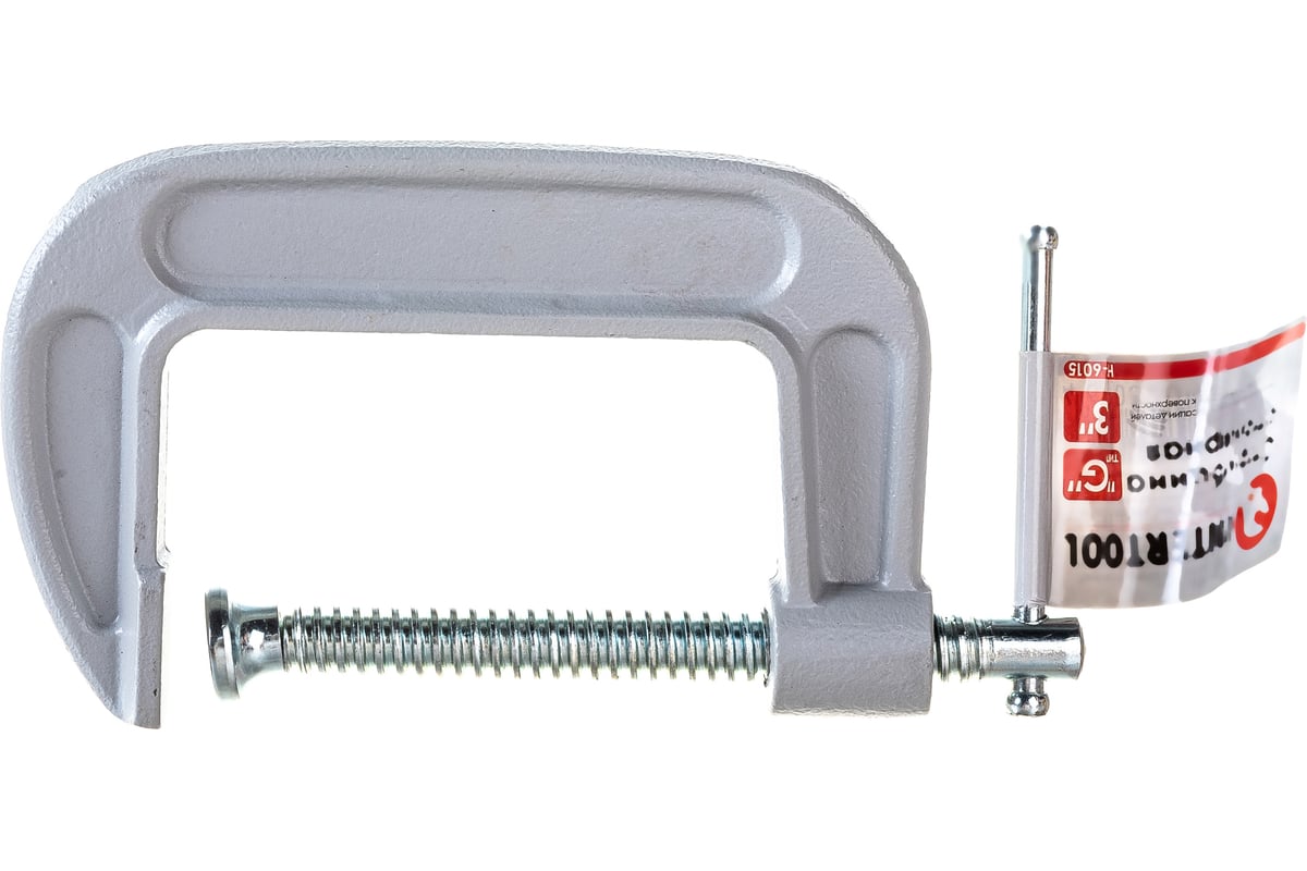 Струбцина Intertool тип "G" 3",75мм HT-6015