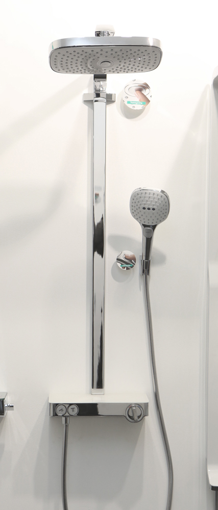 Душевая стойка Hansgrohe Raindance Select E 300 27126400 с термостатом