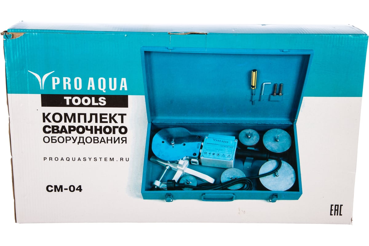 Комплект сварочного оборудования PRO AQUA TOOLS PP-R 2000 Вт CM-04