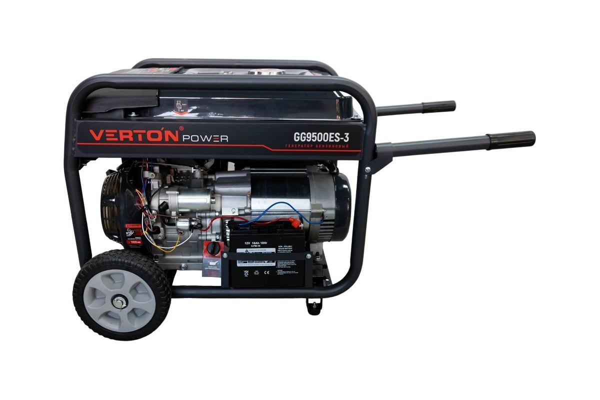 Генератор бензиновый Verton POWER GG9500ES-3 01.15815.15821