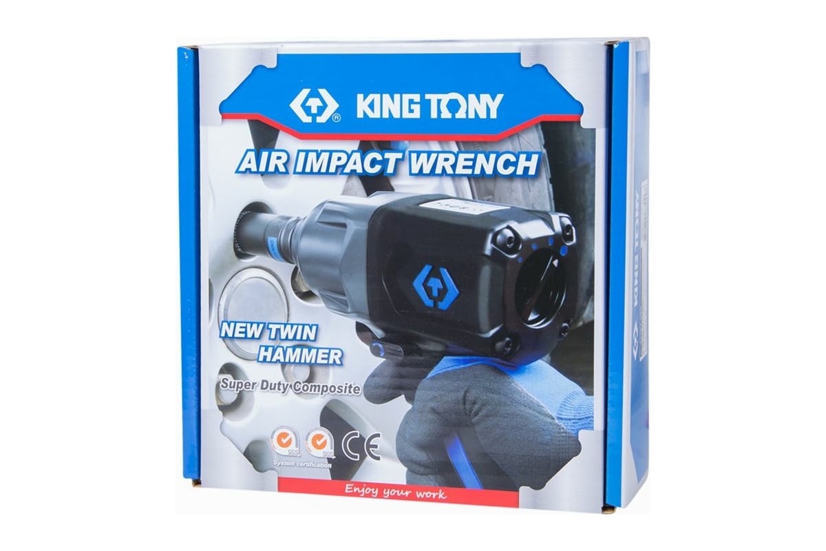 Пневматический ударный гайковерт King Tony 1/2" 33481-095