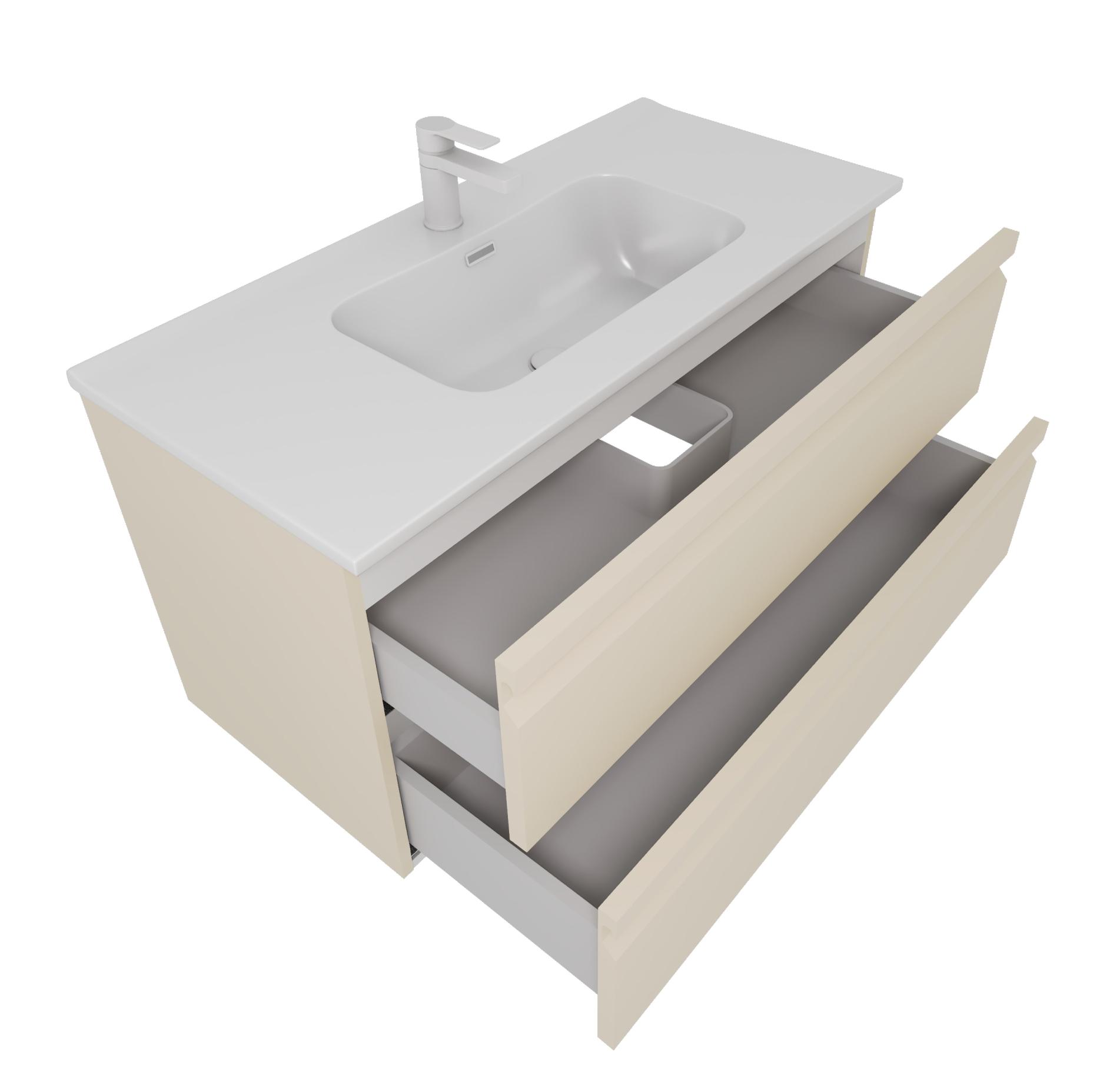 Тумба с раковиной Aquatek Вега 100 см AQ77100