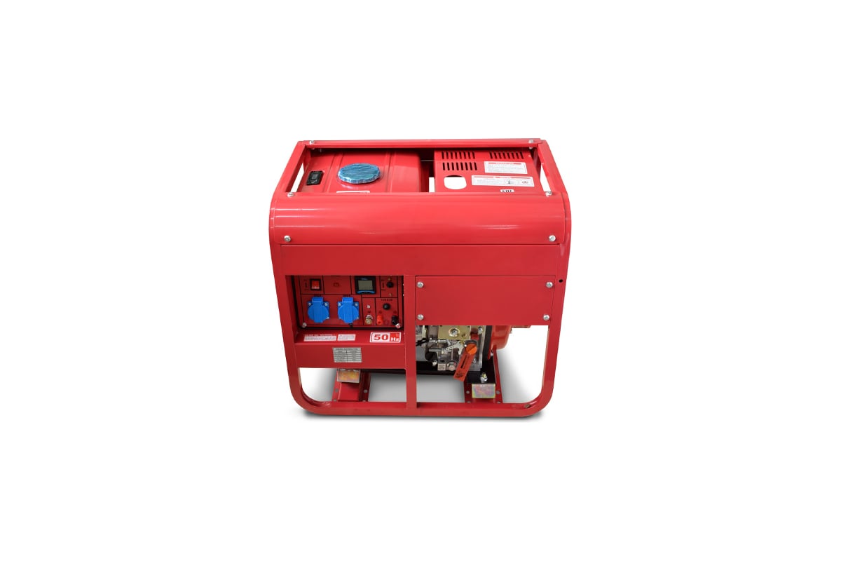 Дизельный электроагрегат REDVOLT 170f, 2,2 квт ручн. старт, EPD2500