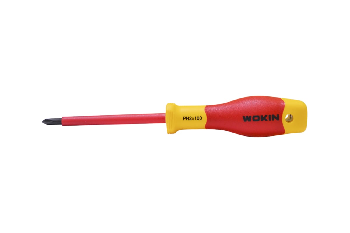 Диэлектрическая отвертка крестовая Wokin PH2x100 мм 1352860