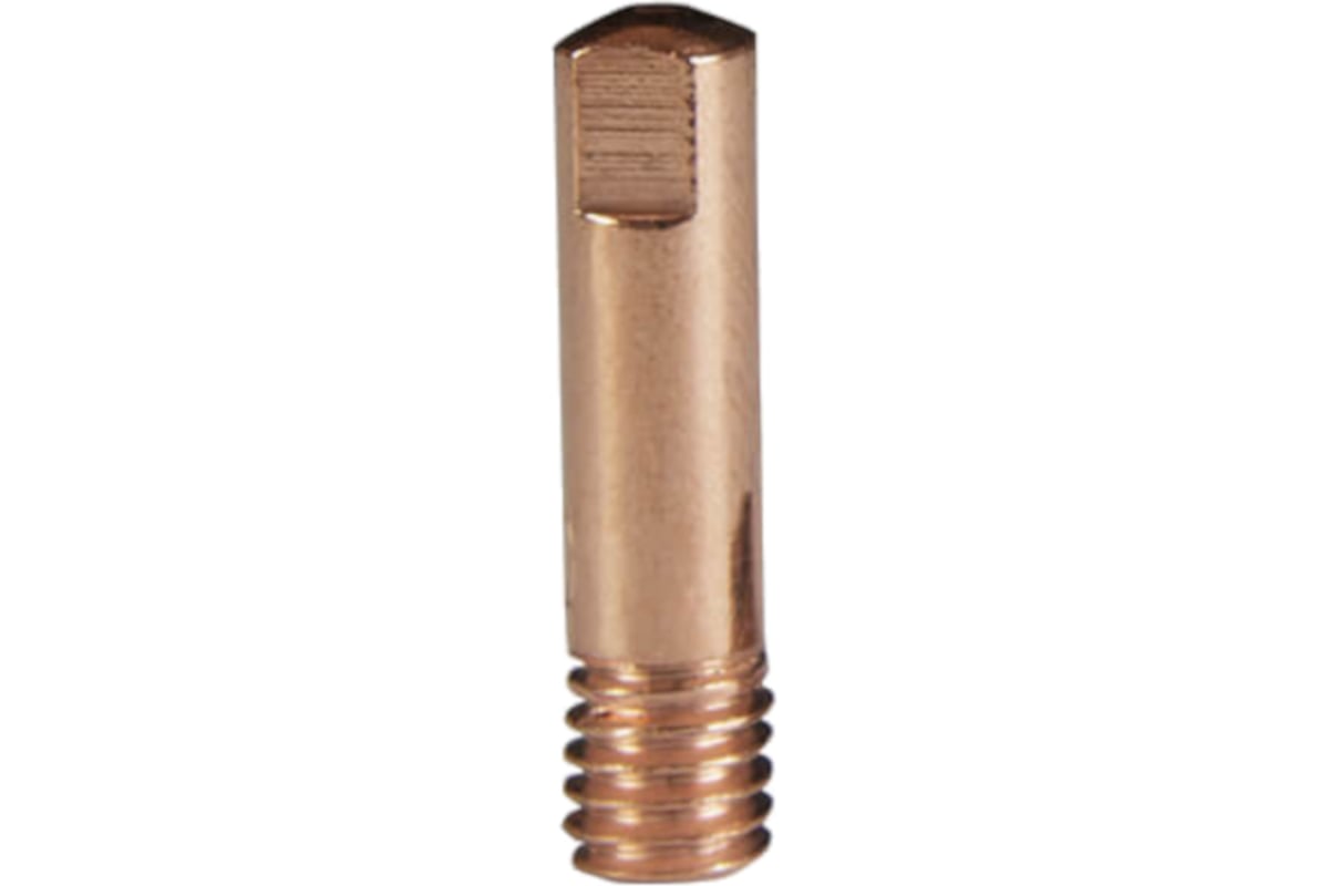 Наконечник прямой (М6; 25 мм; 1.2 мм; E-Cu) Foxweld 4517