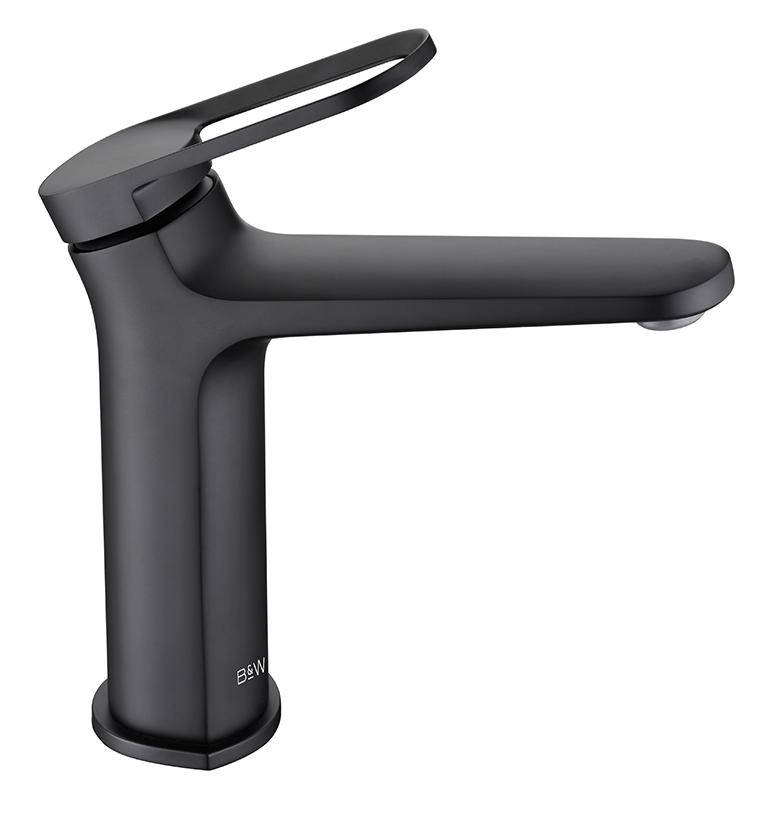 Смеситель для раковины Black&White Gravity GF-7109-MB черный матовый