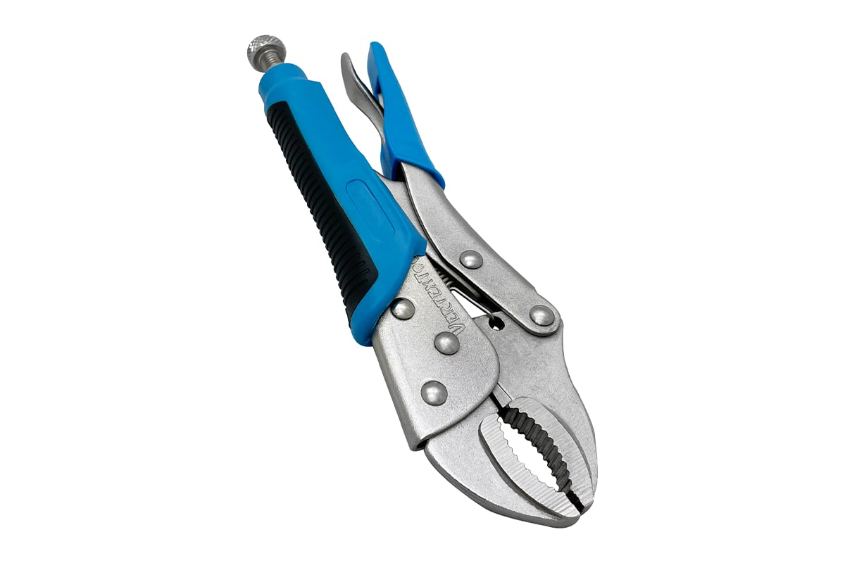 Зажим Vertextools ручной, полукруглый захват 220мм 0035-220