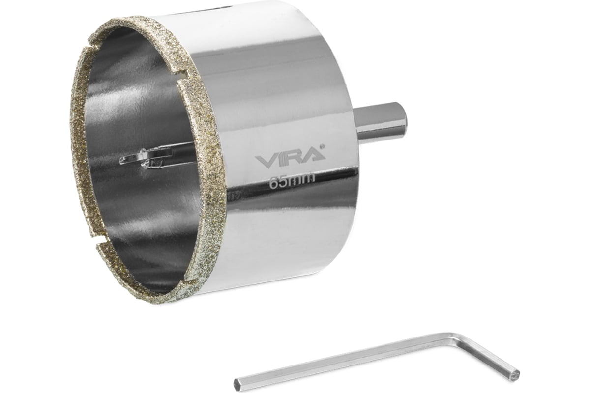 Коронка алмазная по керамике 65 мм VIRA 559508