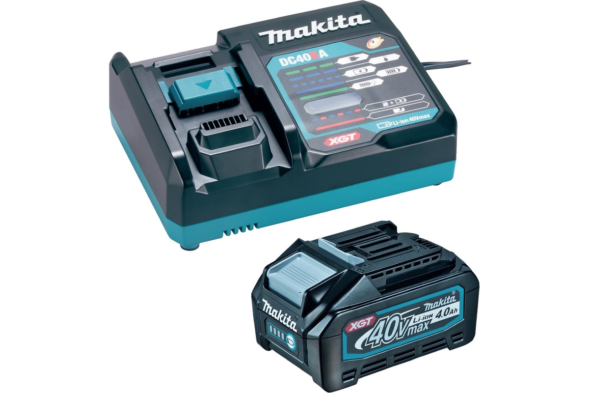 Набор аккумулятор XGT 40В 4Ач и з/у DC40RA Makita 191J67-0