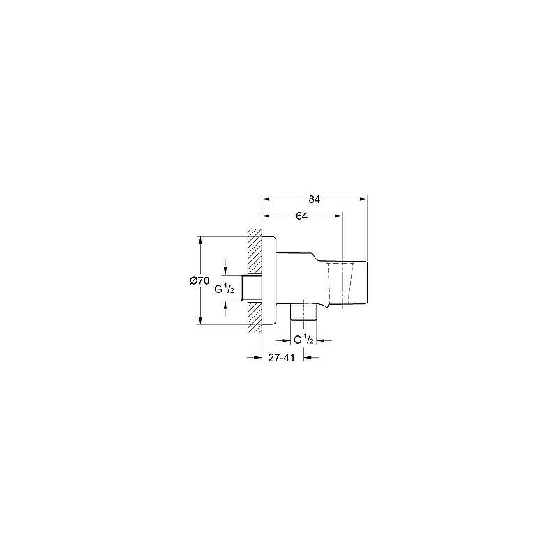 Душевой набор Grohe Eurosmart 124440