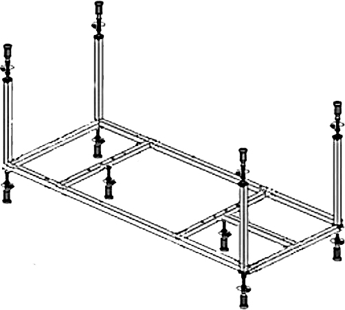 Каркас Cezares Metauro Wall 180x80