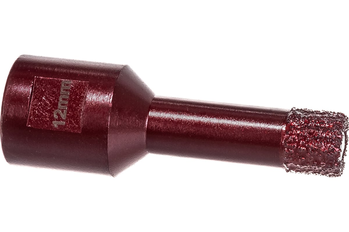 Коронка алмазная вакуумная по камню D12-10W-35L-M14 (12х35 мм; М14) Messer 06-35-012