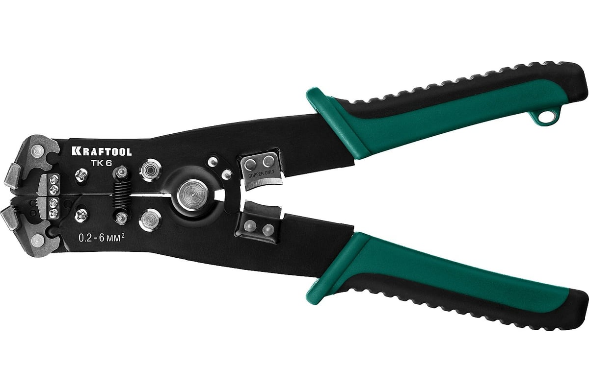 Стриппер Kraftool TK-6 автоматический, многофункциональный, 0.2 - 6 мм2, 22635