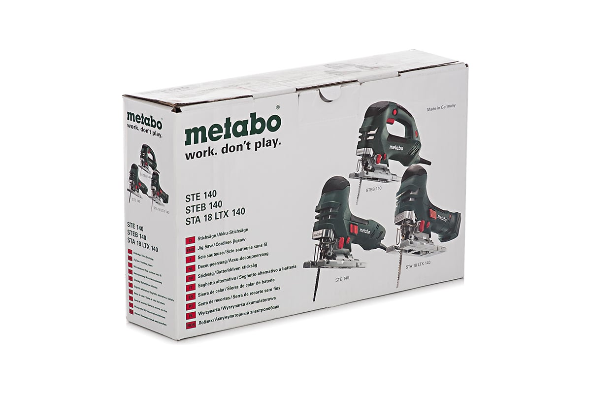 Лобзик Metabo STEB 140 601402000
