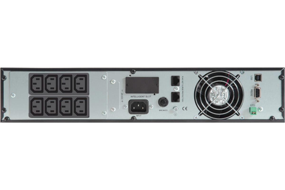 Источник бесперебойного питания Skat -UPS 1000 RACK Источник бесперебойного питания 900Вт, On-Line, 2 АКБ внешние, чистый синус, ток заряда 6 А 8951